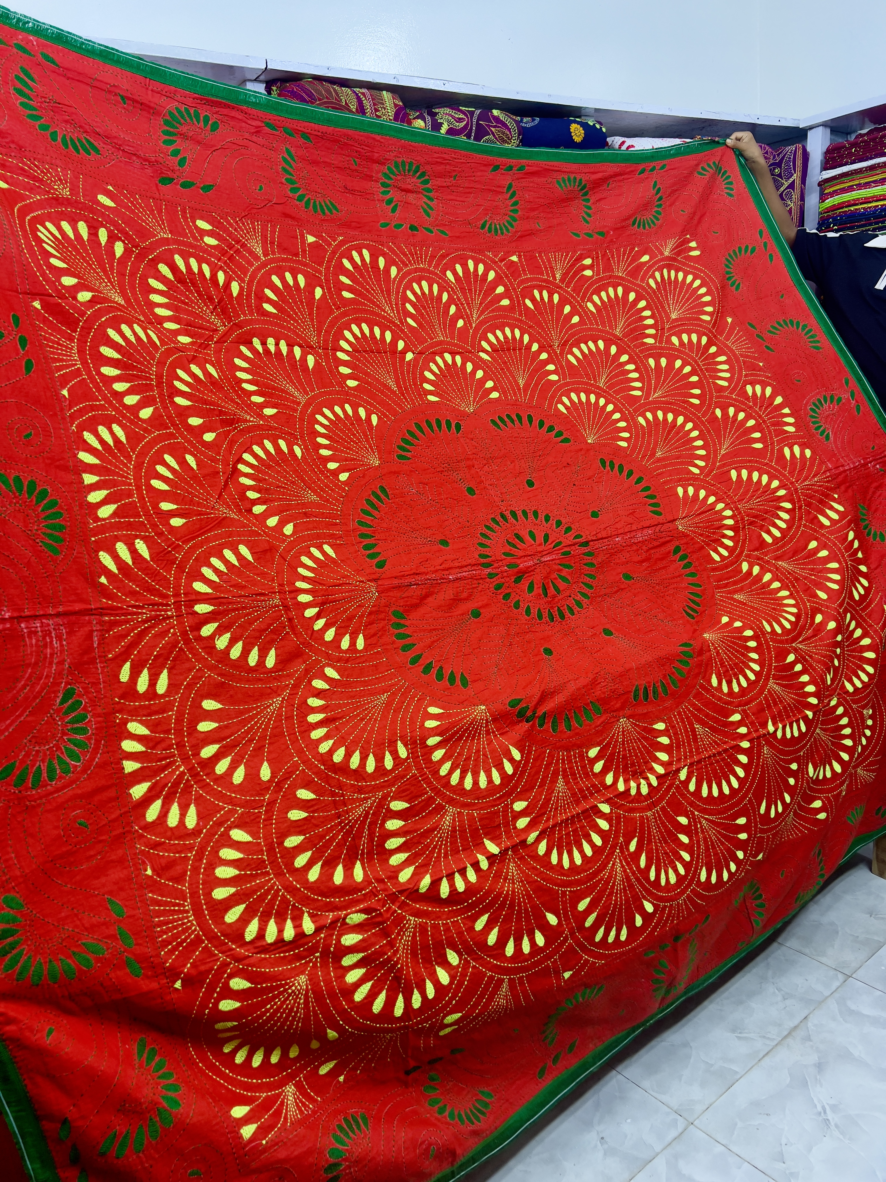 বেলুন নকশিকাঁথা ( লাল কালার )