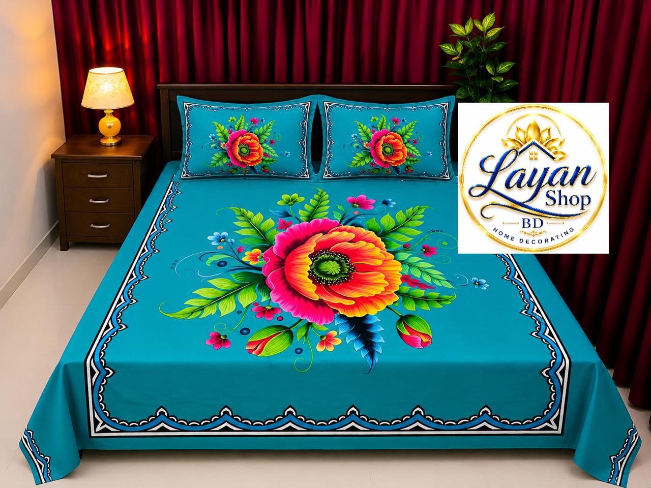 লাক্সারি প্যানেল বেডশিট